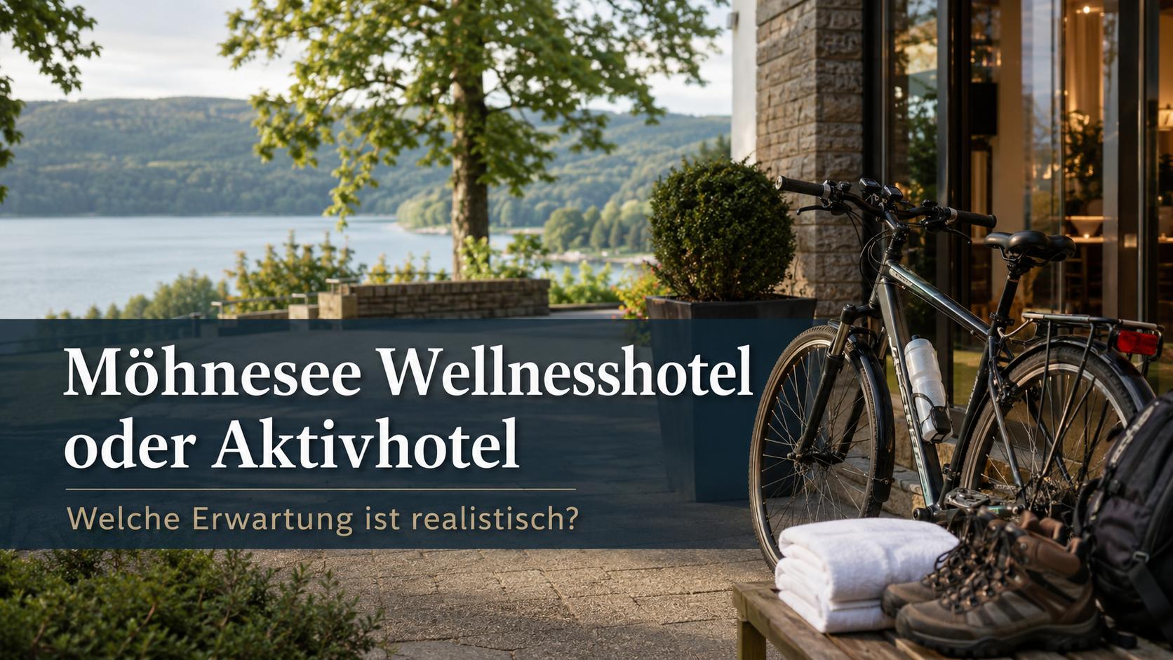 Möhnesee Wellnesshotel und Aktivhotel als Ausgangspunkt für Radfahren und Wandern.